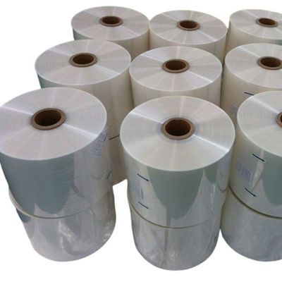 คุณภาพ  Transparent POF Shrink Wrap Film Roll Polyolefin POF Heat Shrink Film Customized โรงงาน