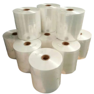 ฟิล์มสับตัว PE ชัดเจน พับพอลิเอเธลีน Centerfold Shrink Wrap Film