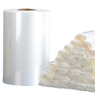 15μm PE Transparent Shrink Wrap Film Roll Clear Polyethylene Film หนังโพลีเอธิลีนใส