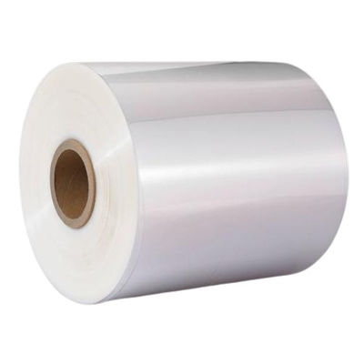 19 ไมครอน Clear POF Shrink Wrap Film Roll Centerfold Polyolefin Shrink Film ภาพยนตร์ที่หดตัวลง