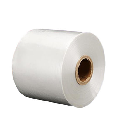 60 Gauge Clear POF Shrink Wrap Film Polyolefin Centerfold Shrink Film Roll ภาพยนตร์สับซ้อนแบบพอลิโอเลฟินแบบสับซ้อนกลาง