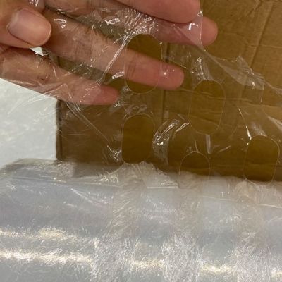 โฟลมกระชับ LDPE แบบโปร่งใส 420mm x 1200m Pre Stretch Pallet Wrap