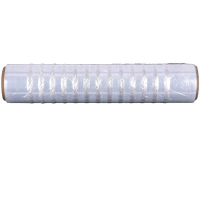 โฟลมกระชับ LDPE แบบโปร่งใส 420mm x 1200m Pre Stretch Pallet Wrap