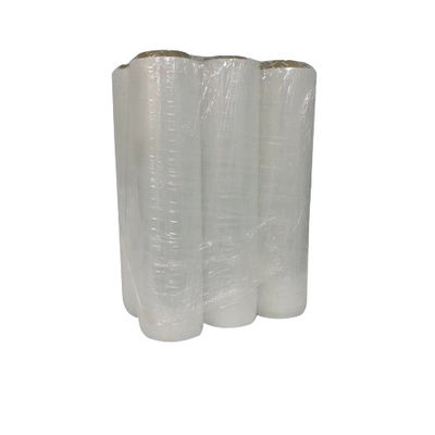 50 มิลลิเมตร LDPE Soft Stretch Film Roll LDPE Transparent Sheet สําหรับเครื่องห่อ