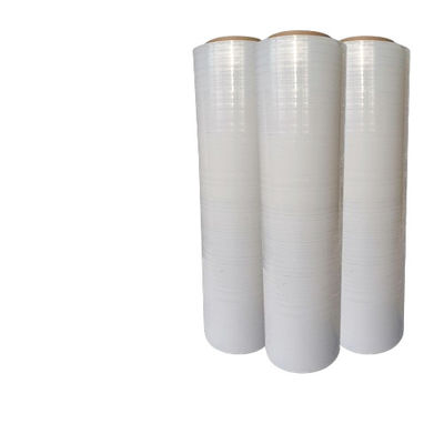 50 มิลลิเมตร LDPE Soft Stretch Film Roll LDPE Transparent Sheet สําหรับเครื่องห่อ