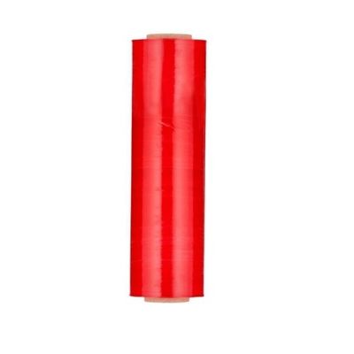 สีแดง 30 ไมครอน LDPE stretch film ผนังยืดหยุ่น