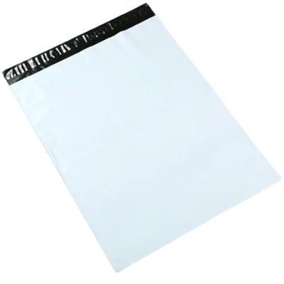 50 ไมครอน LDPE สีขาว โพลีเมลเลอร์ ซองบรรทุก