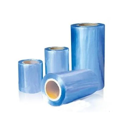 ภาพยนต์ PVC สีน้ําเงินใส ผนังสับตัว ความแข็งแรงในการดึง ≥45Mpa 350mm-810mm